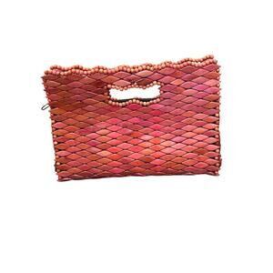 Shanpaulo St. Tropez Cutout Handles Clutch Purse